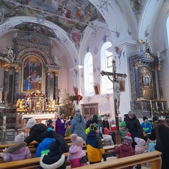 Weihnachtsgottesdienst mit Schul- u. Kindergartenkinder