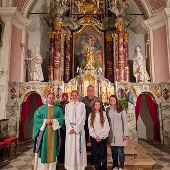 Ministrantenverabschiedung in Vinaders