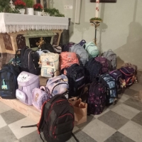 Jugendgottesdienst mit Schultaschensegen in Vinaders