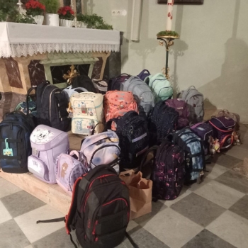 Jugendgottesdienst mit Schultaschensegen in Vinaders