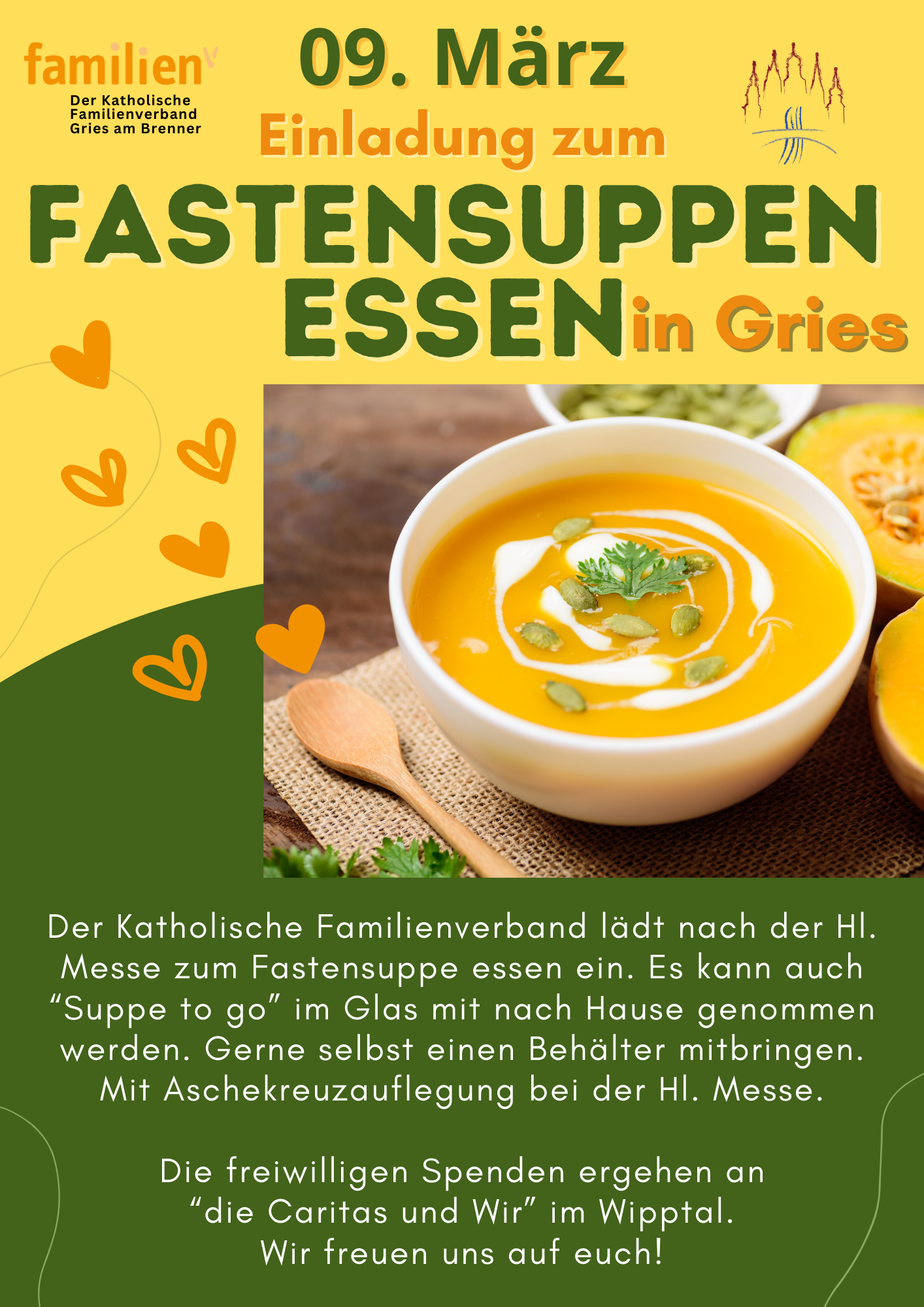 Fastensuppen-Essen in Gries
