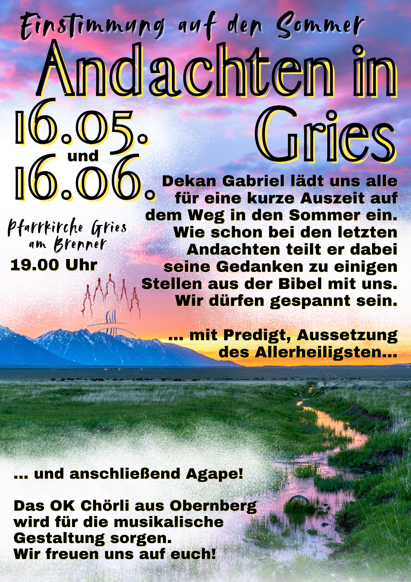 Einstimmung auf den Sommer