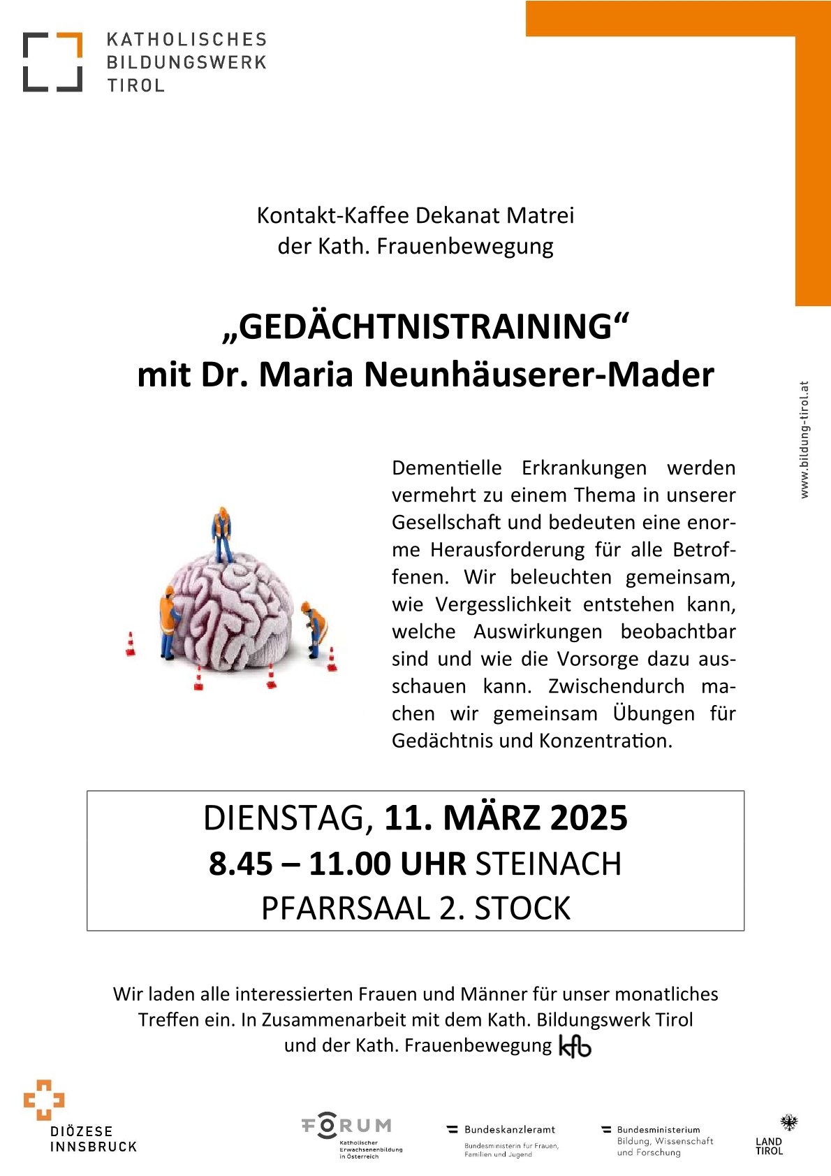 Treffen Kontakt-Kaffee-Steinach