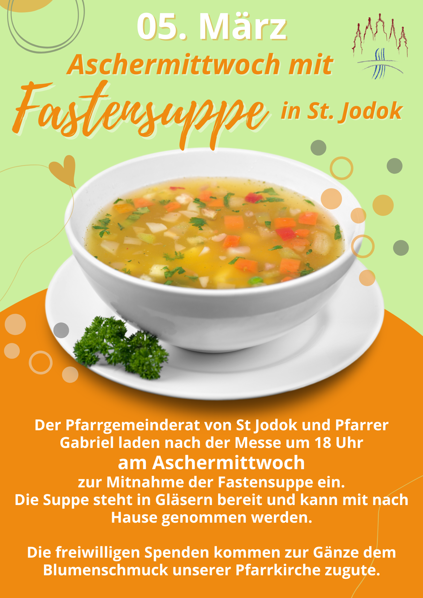 Fastensuppe zum Mitnehmen in St. Jodok