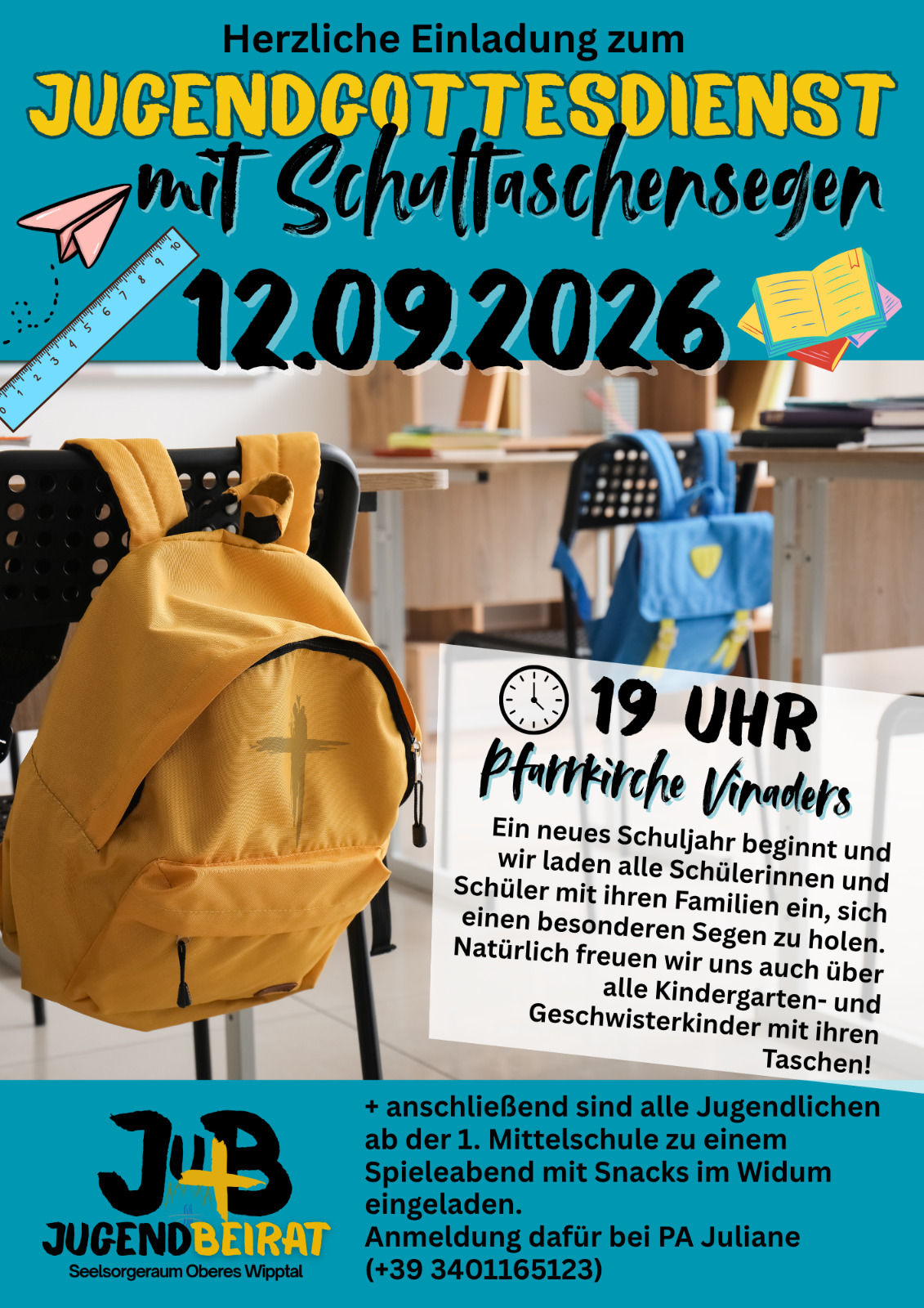 Schultaschensegen2026