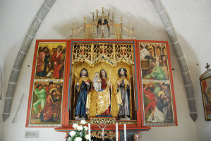 Flügelaltar geöffnet