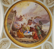 Deckenfresko Geburt Jesu
