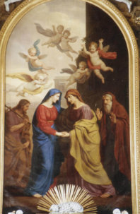 Hochaltarbild Maria Heimsuchung