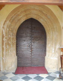 Gotisches Spitzbogenportal