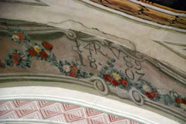 Jahreszahlen am Triumphbogen